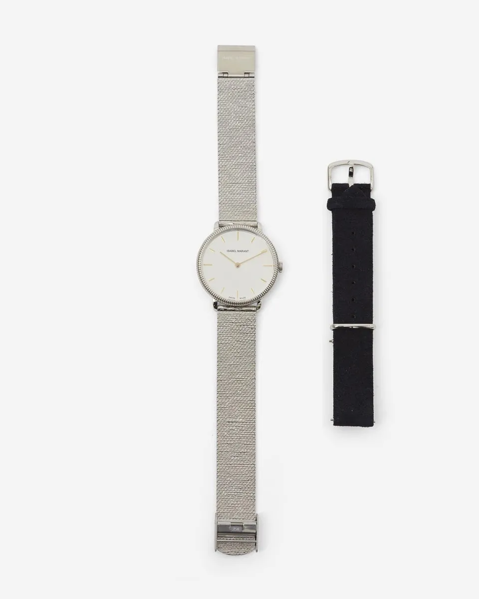 Isabel Marant 10.05 MO0003 montre argent bracelet acier