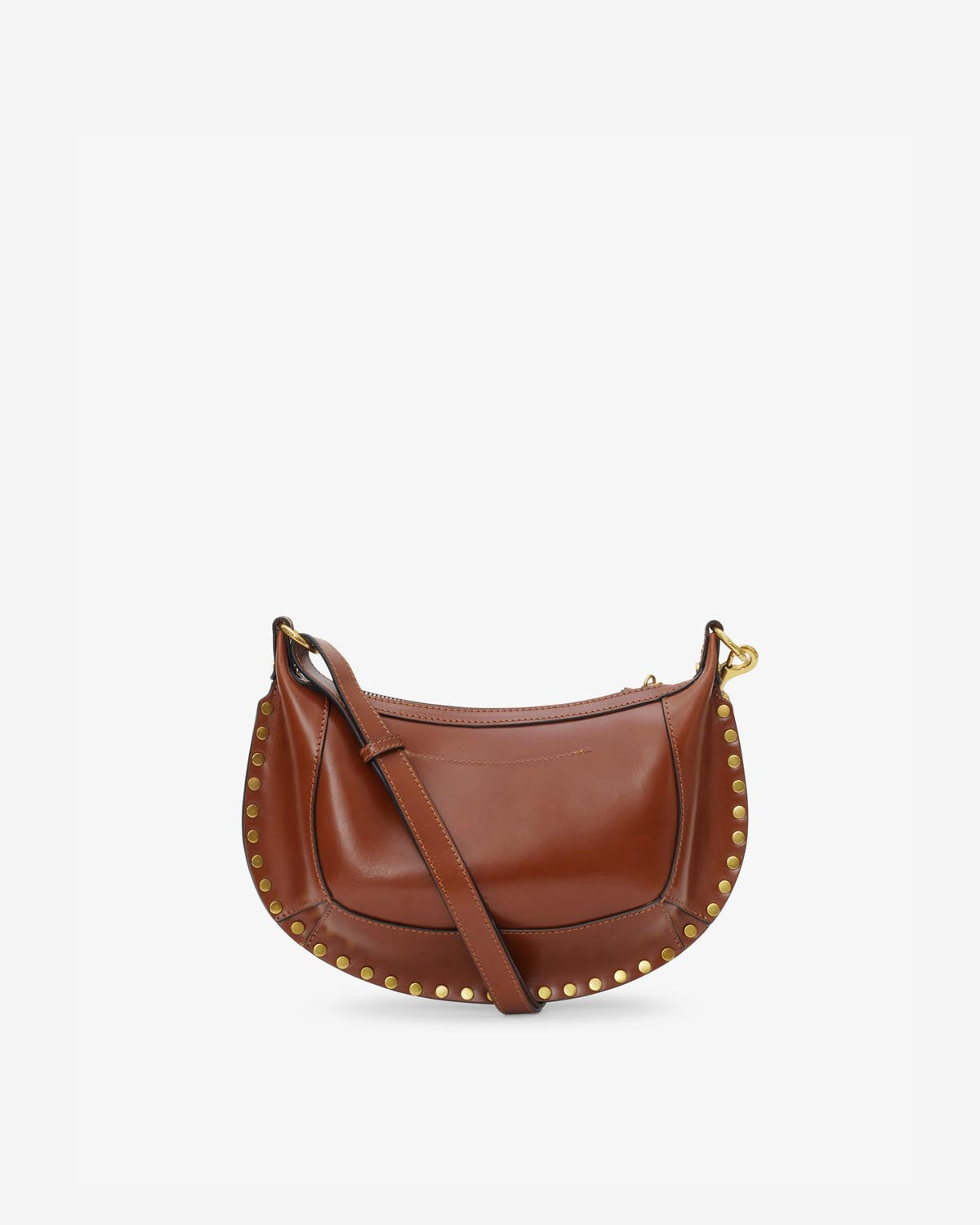 Isabel Marant Oskan Moon sac cuir cognac clouté