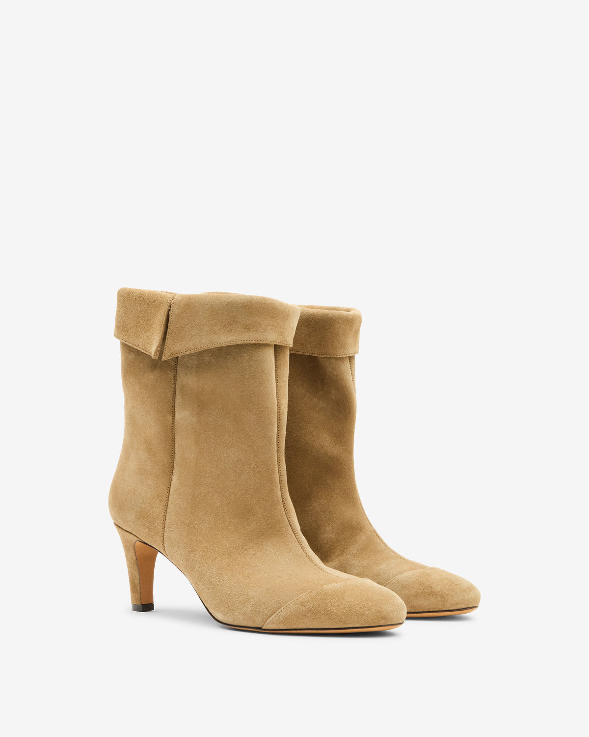 Isabel Marant Eldra bottines cuir taupe 6,5 cm