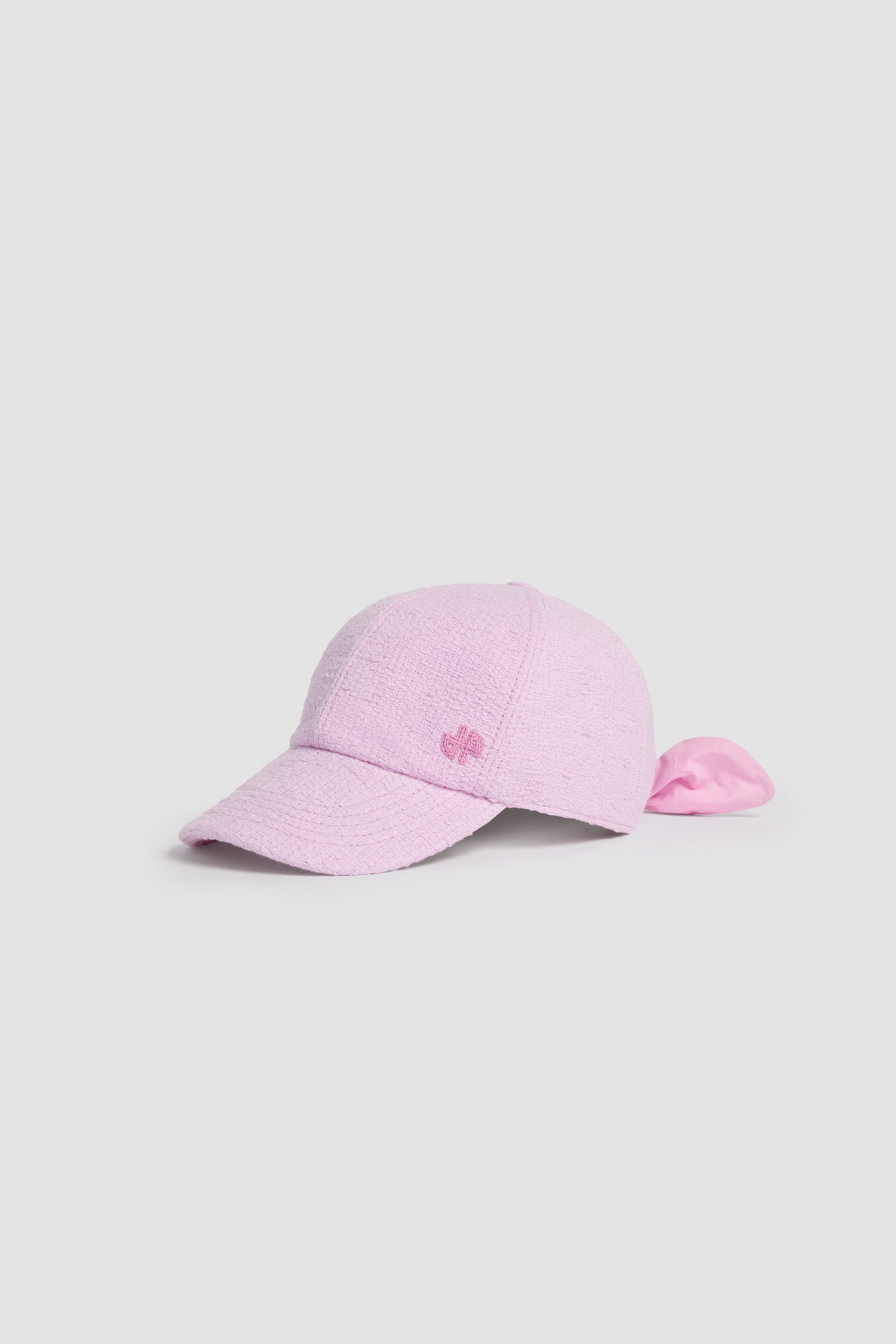 Patou AC111 casquette rose tweed coton