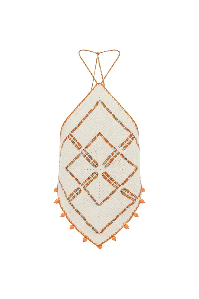 Alemaïs Marva top crochet coton dos nu