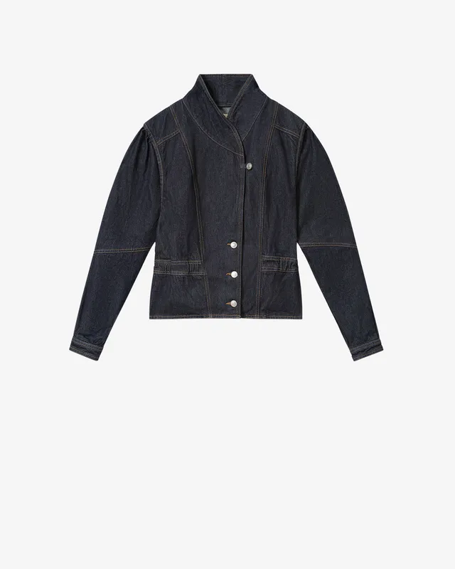 Isabel Marant Dolie veste denim foncé nuit
