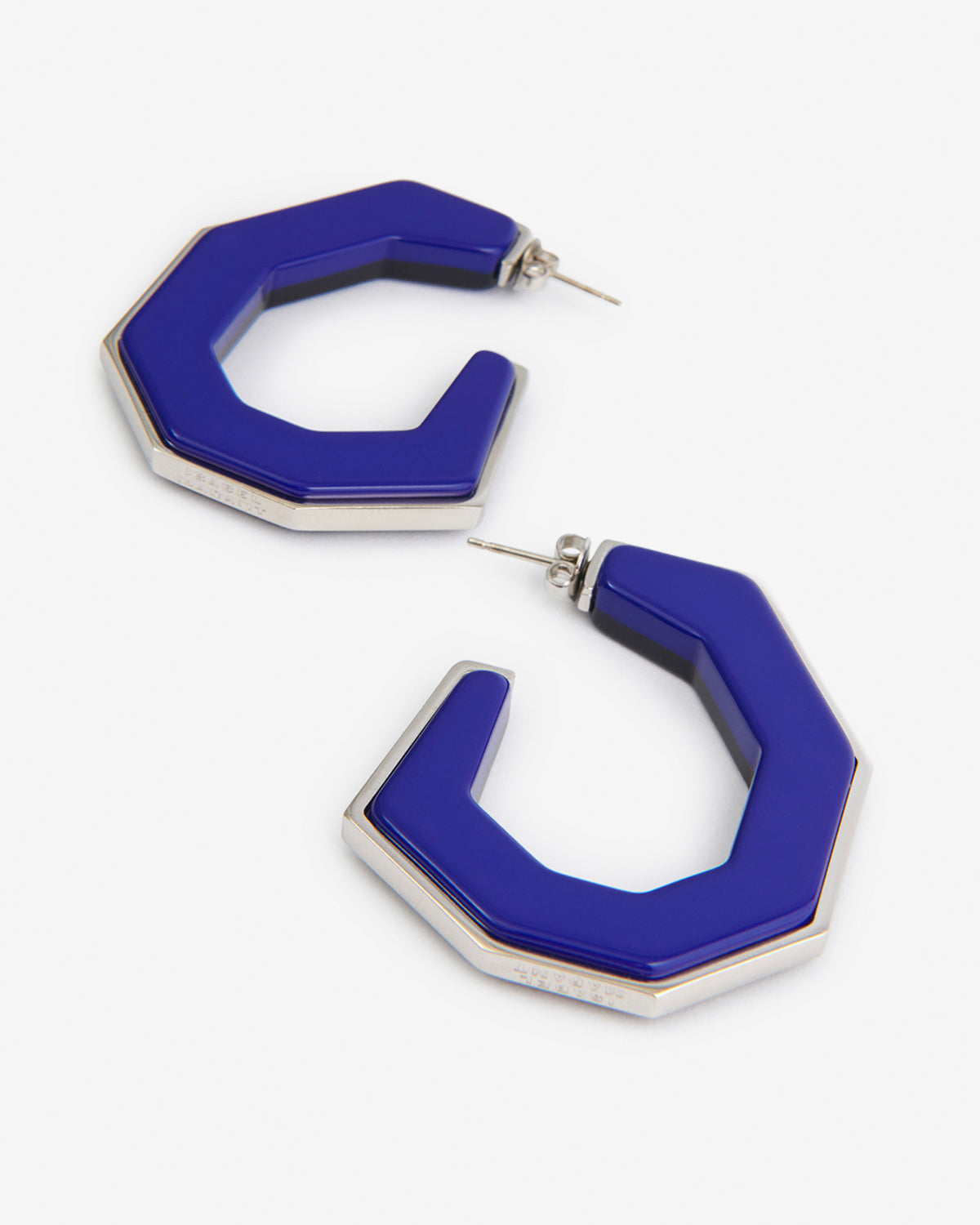 Isabel Marant Liu boucles créoles bleu argenté