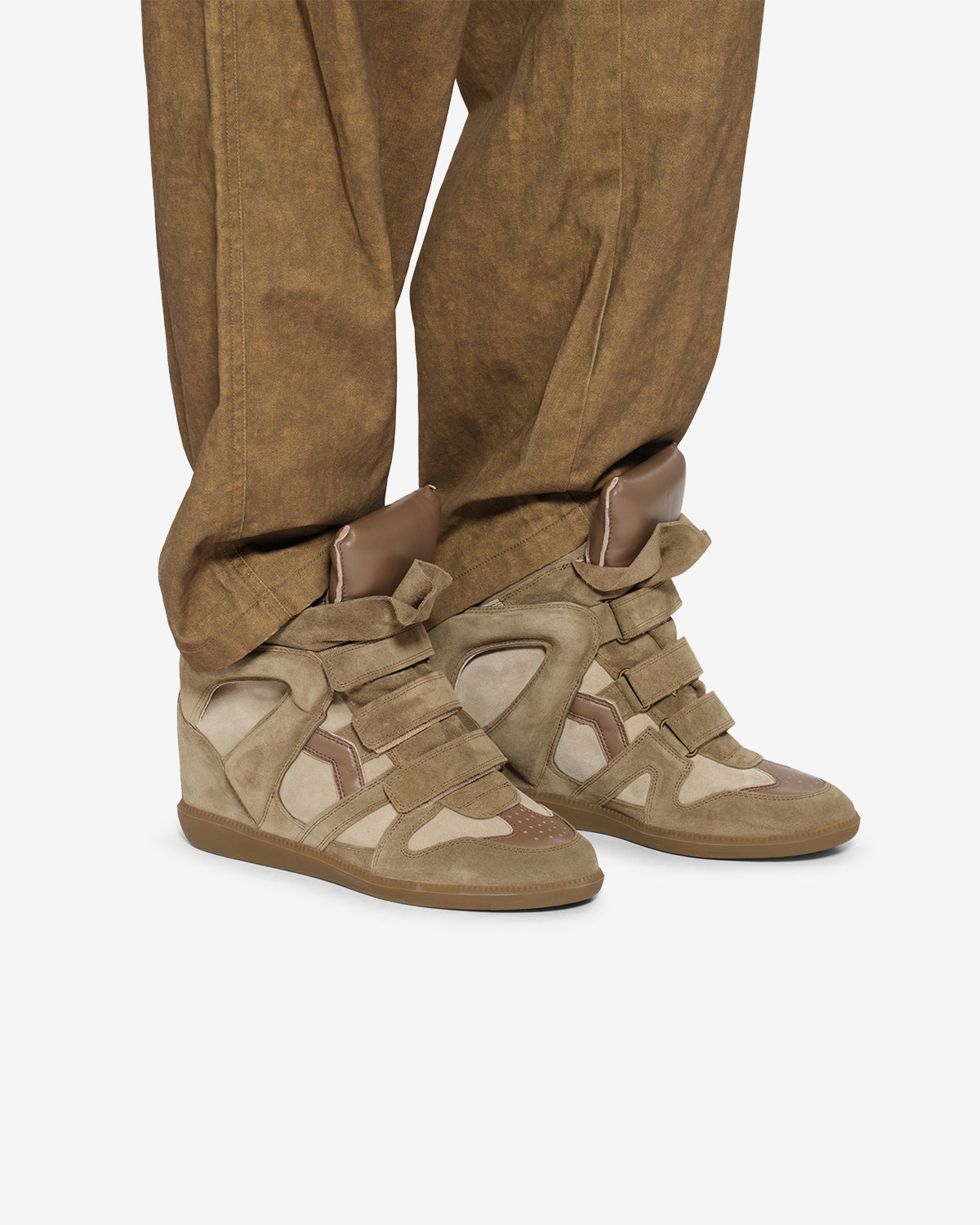 Isabel Marant Bekett BK0105HA baskets taupe