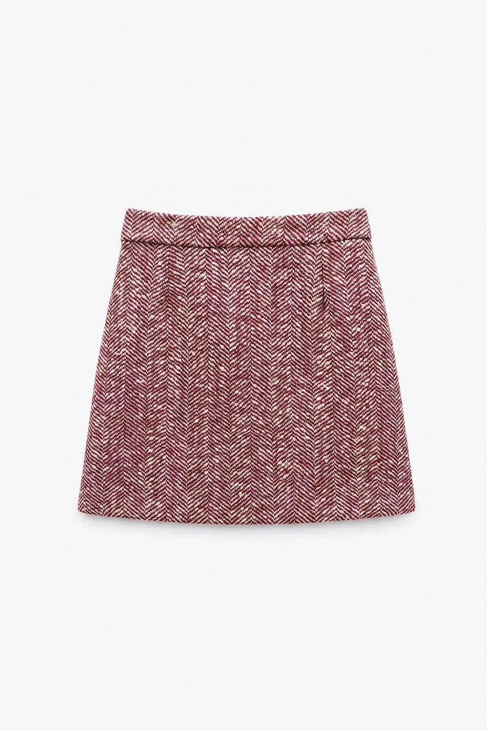 Paul & Joe Julie jupe courte chevron laine vierge