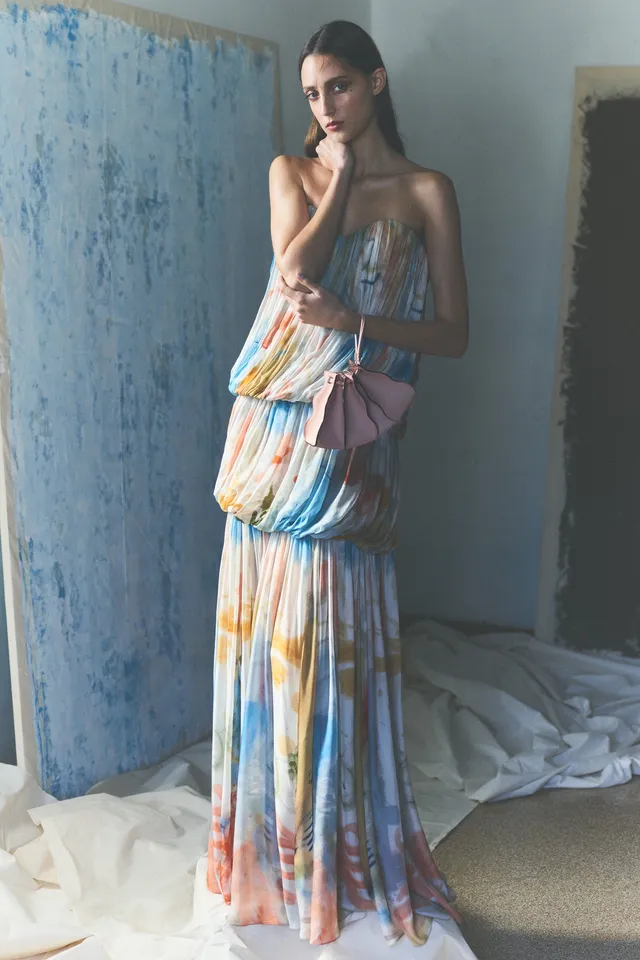 Ulla Johnson Reverie Robe Bustier Soie Western Dream