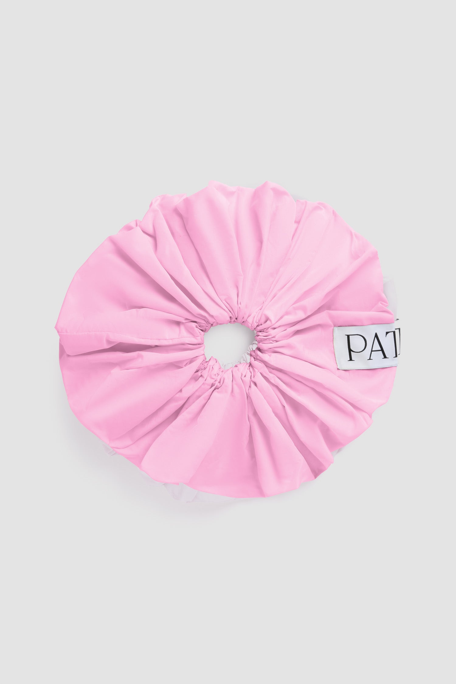 Patou AC059 chouchou maxi rose primrose faille recyclée