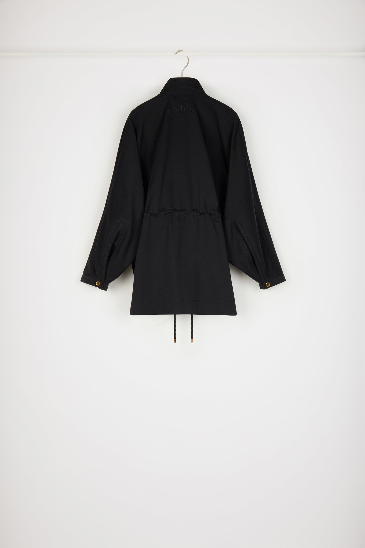 Patou P23OU0180074999B parka noire coton bio taille 38