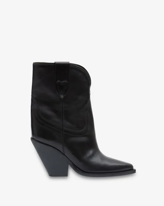 Isabel Marant Leyane BO0004FA-A1A04S bottes noir cuir