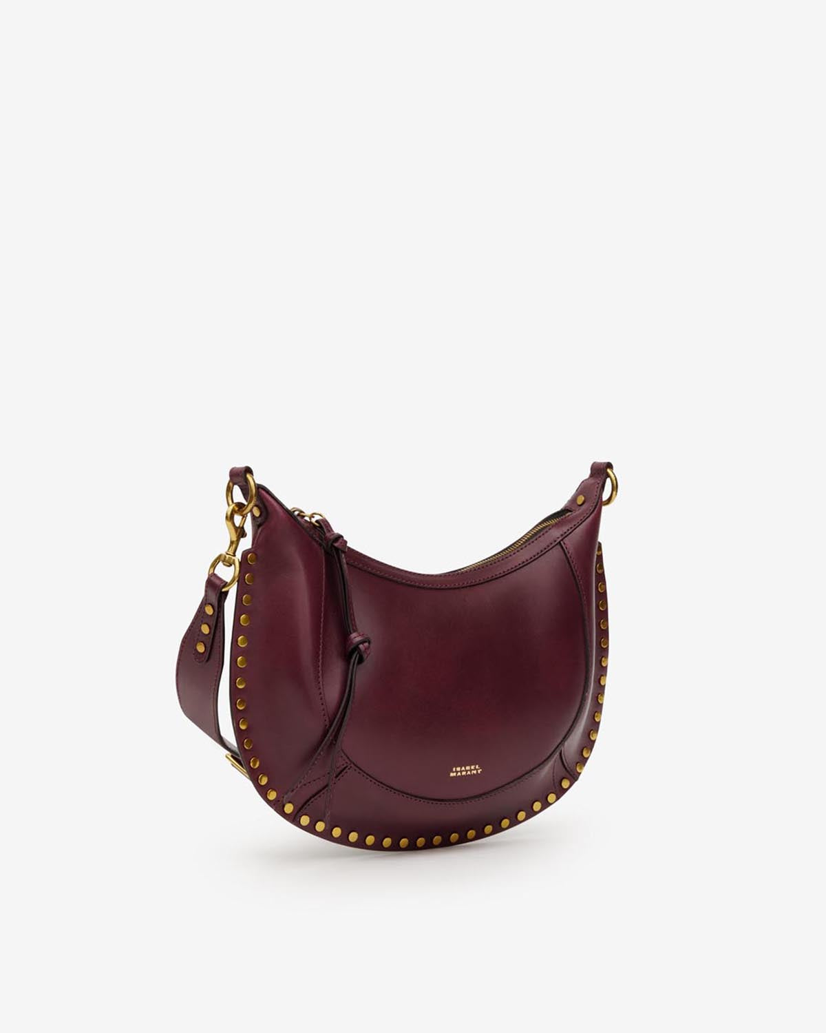 Isabel Marant Naoko sac cuir bordeaux 33 cm