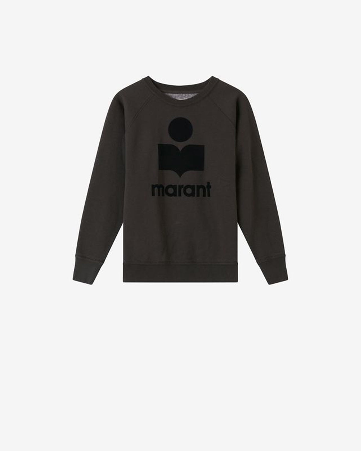 Isabel Marant Milly sweatshirt noir coton délavé