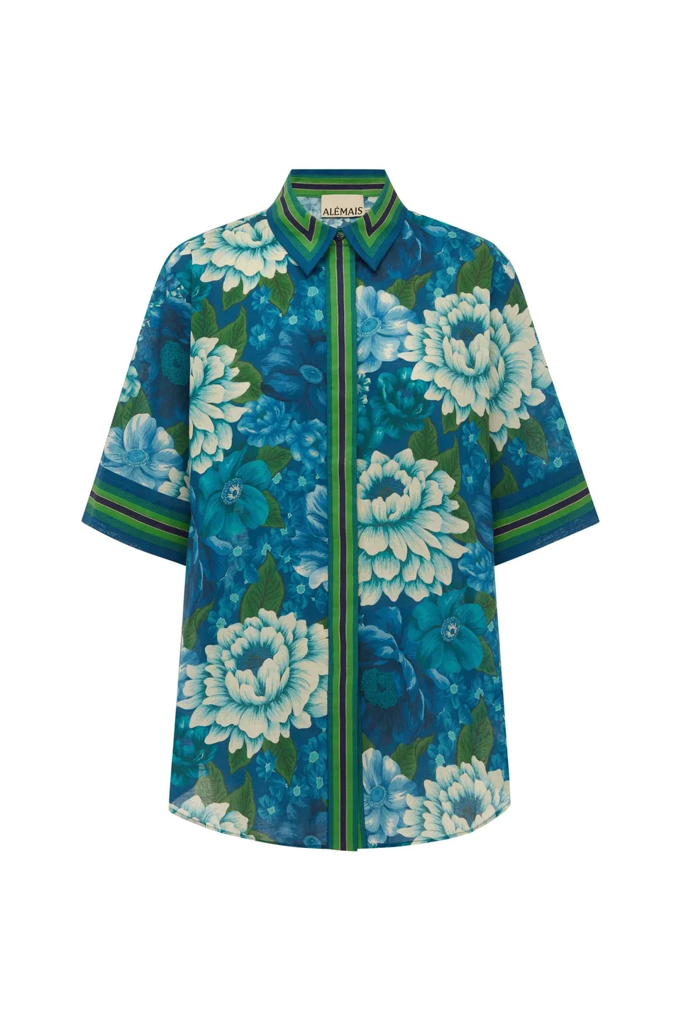 Alemaïs Margo Shirt Chemisier voile coton bio fleuri