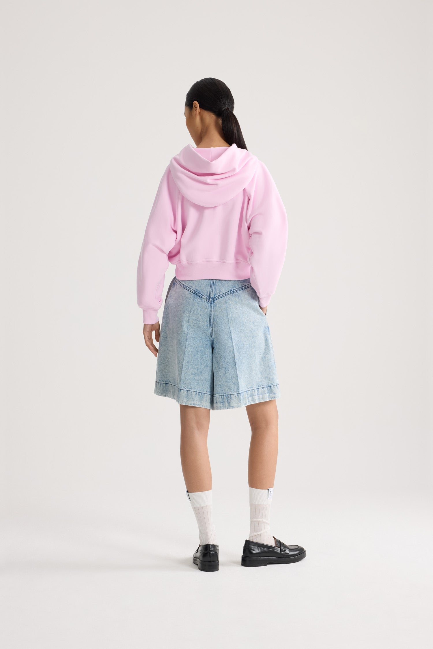Patou JE069 hoodie court rose candy coton