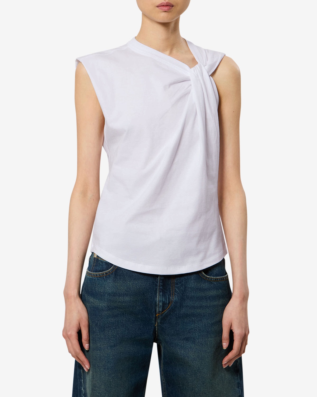 Isabel Marant Nayda t-shirt blanc en coton