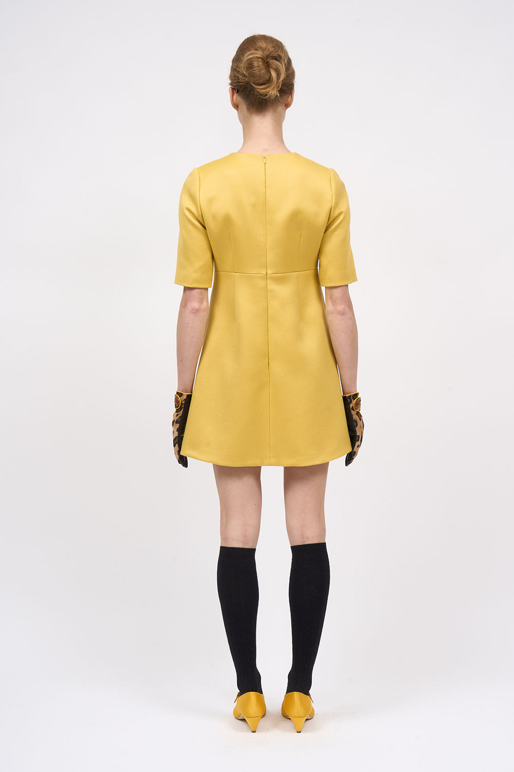 Paul & Joe Enya robe courte twill laine droite