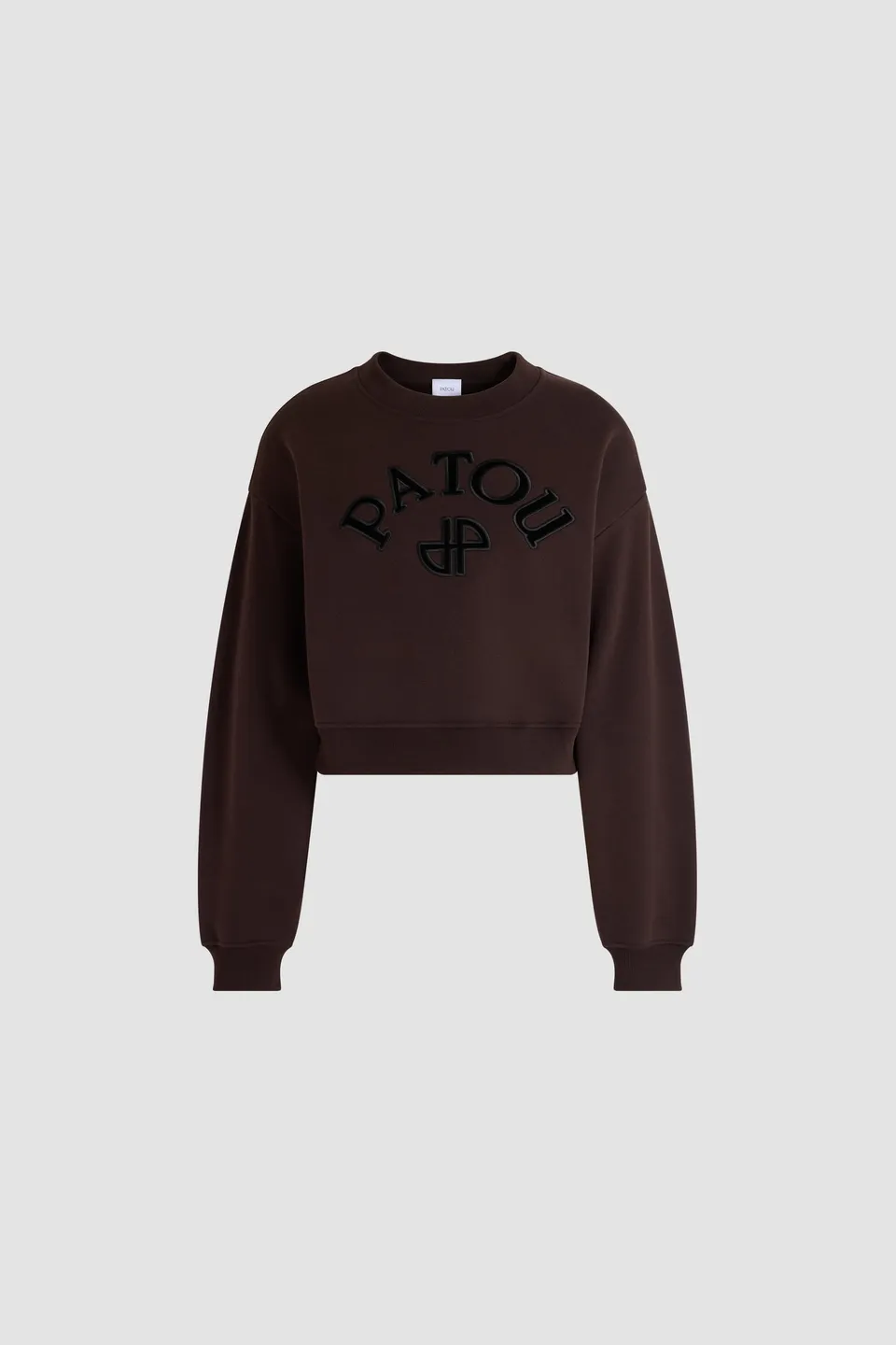 Patou H26JE2819995818B sweat coton bio marron
