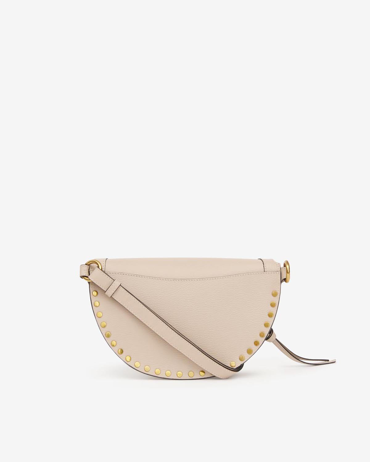 Isabel Marant Skano BJ0001FA sac banane beige clair cuir