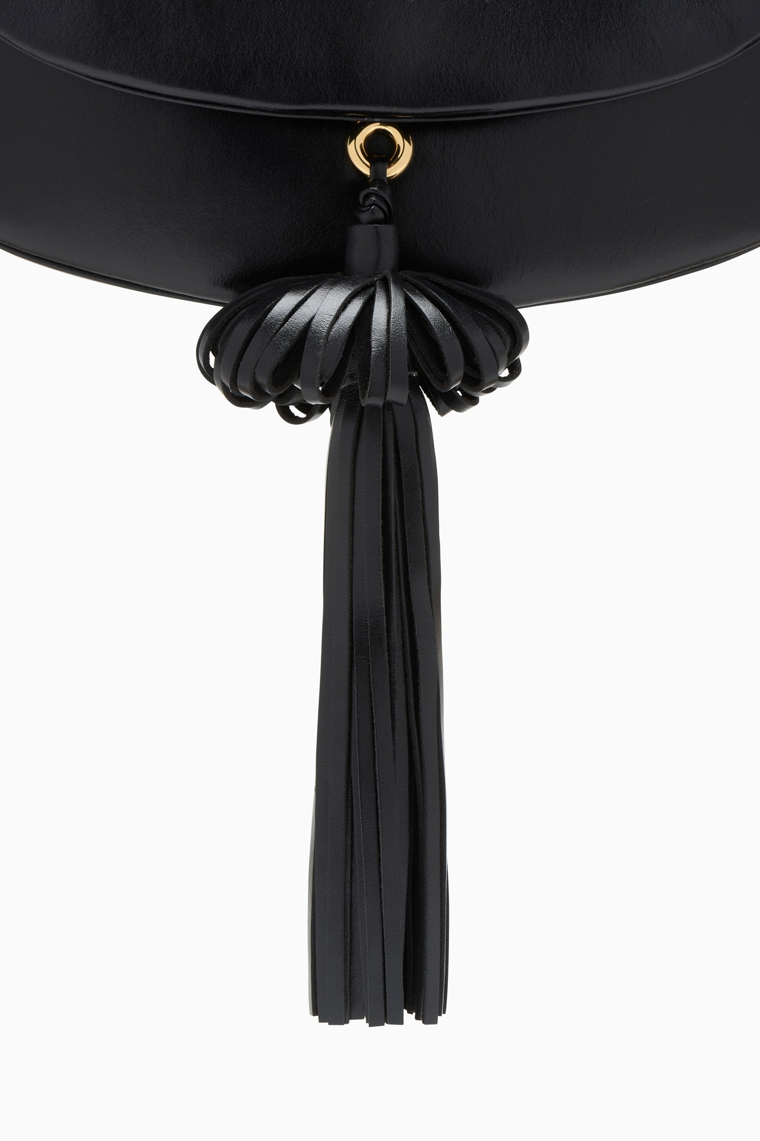 Ulla Johnson Paloma FA251108 sac cuir Noir à pompons