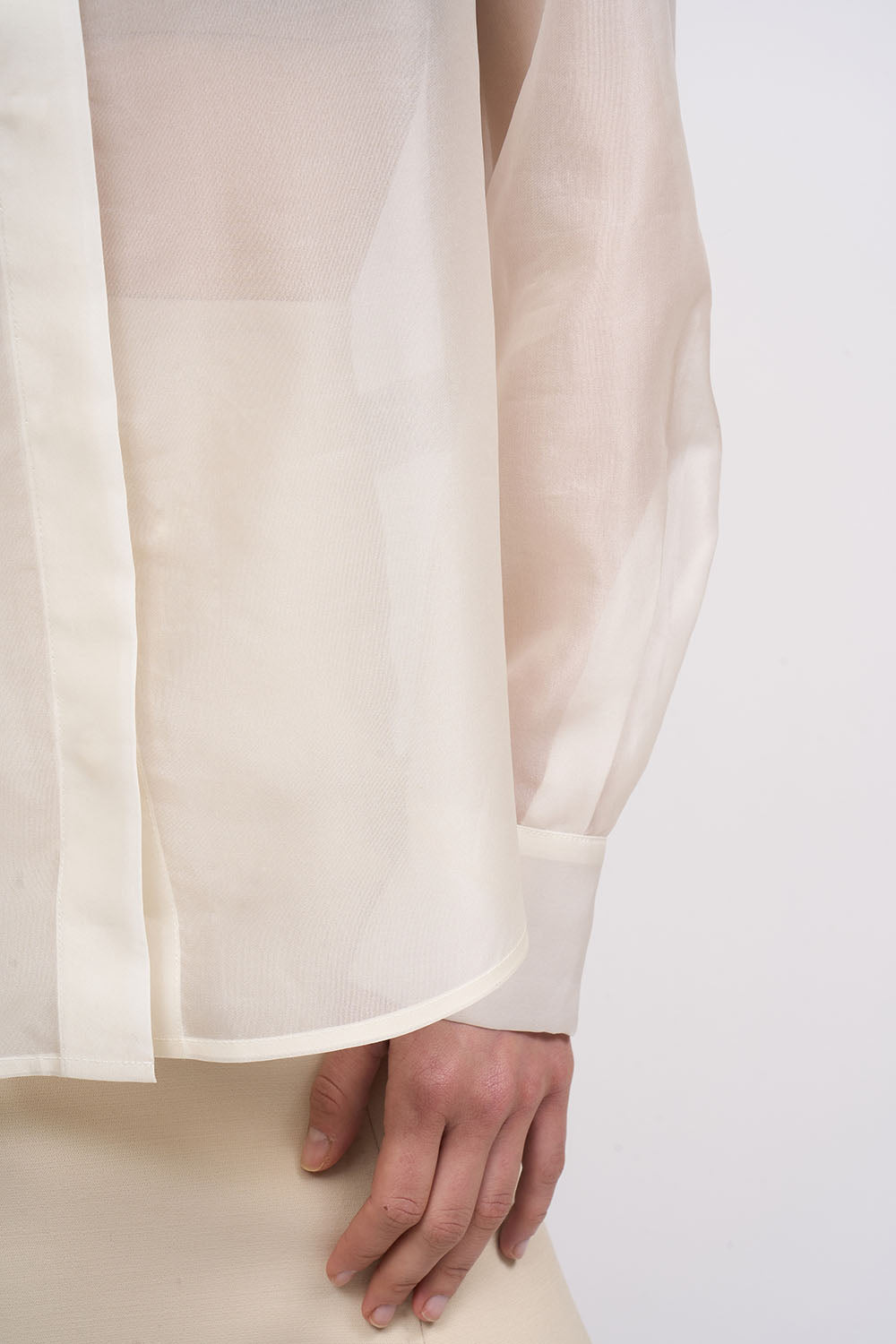 Paul & Joe Judith chemise organza soie transparente