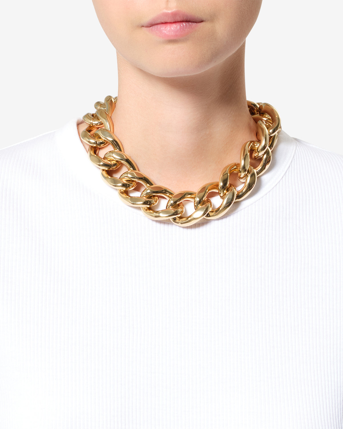 Isabel Marant Links collier doré ras du cou