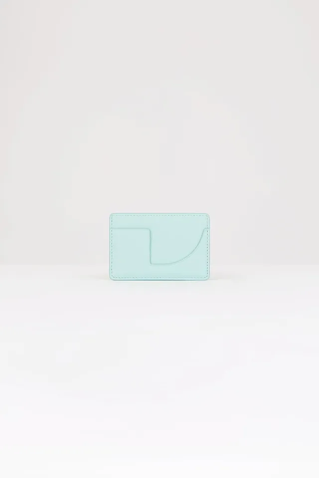 Patou SL001 porte-cartes cuir vert menthe TU