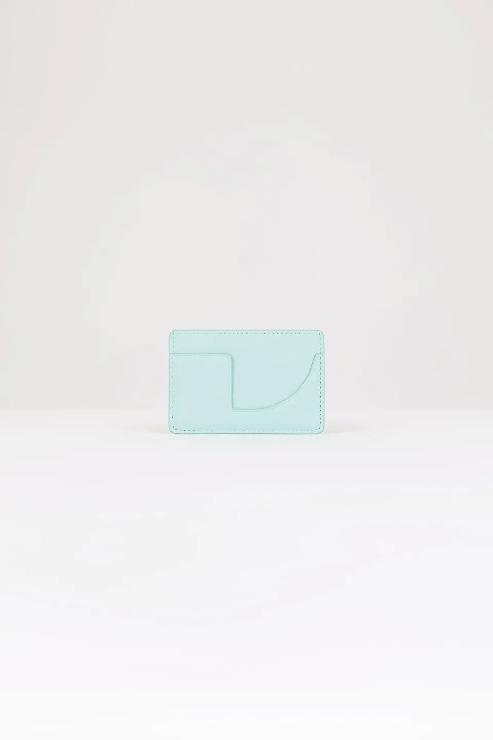 Patou SL001 porte-cartes cuir vert menthe TU