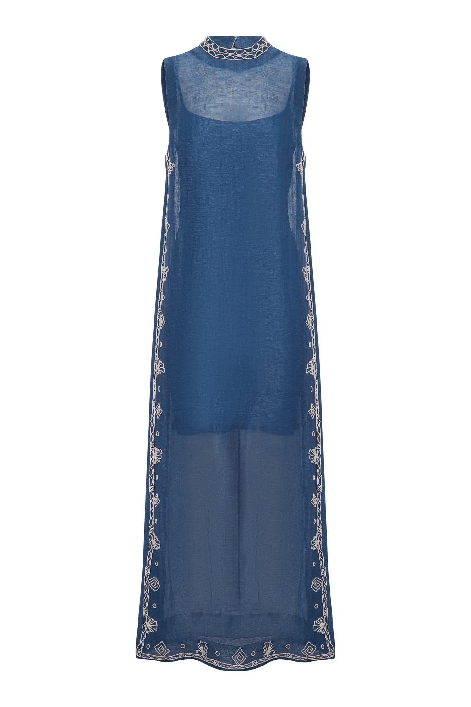 Alemais Yasmeen Embellished Midi Dress robe perles