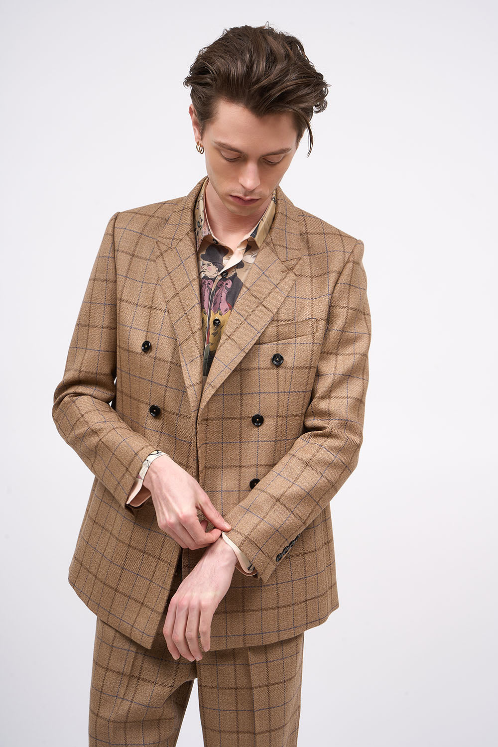 Paul & Joe Tailoring Gary pantalon tweed carreaux