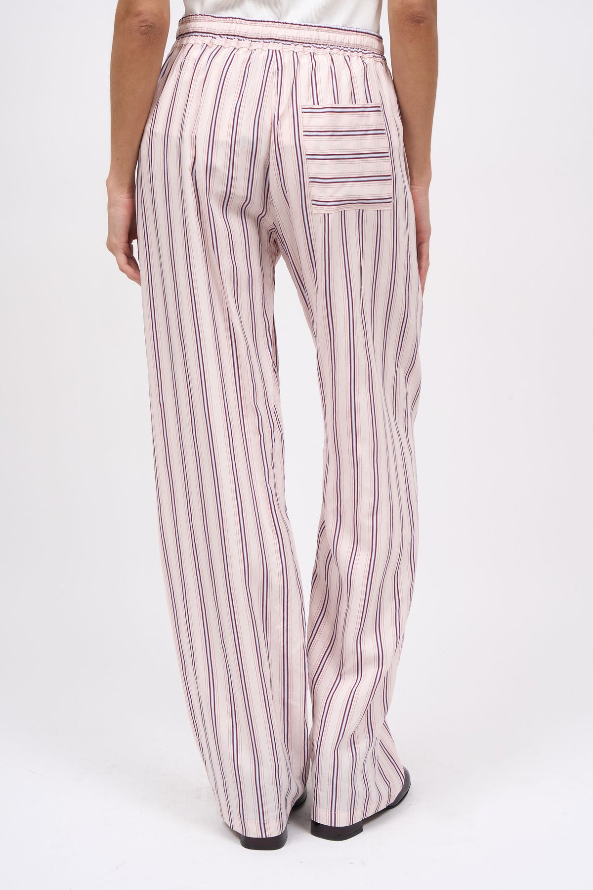 Paul & Joe Tailoring Sully pantalon viscose rayée coupe ample