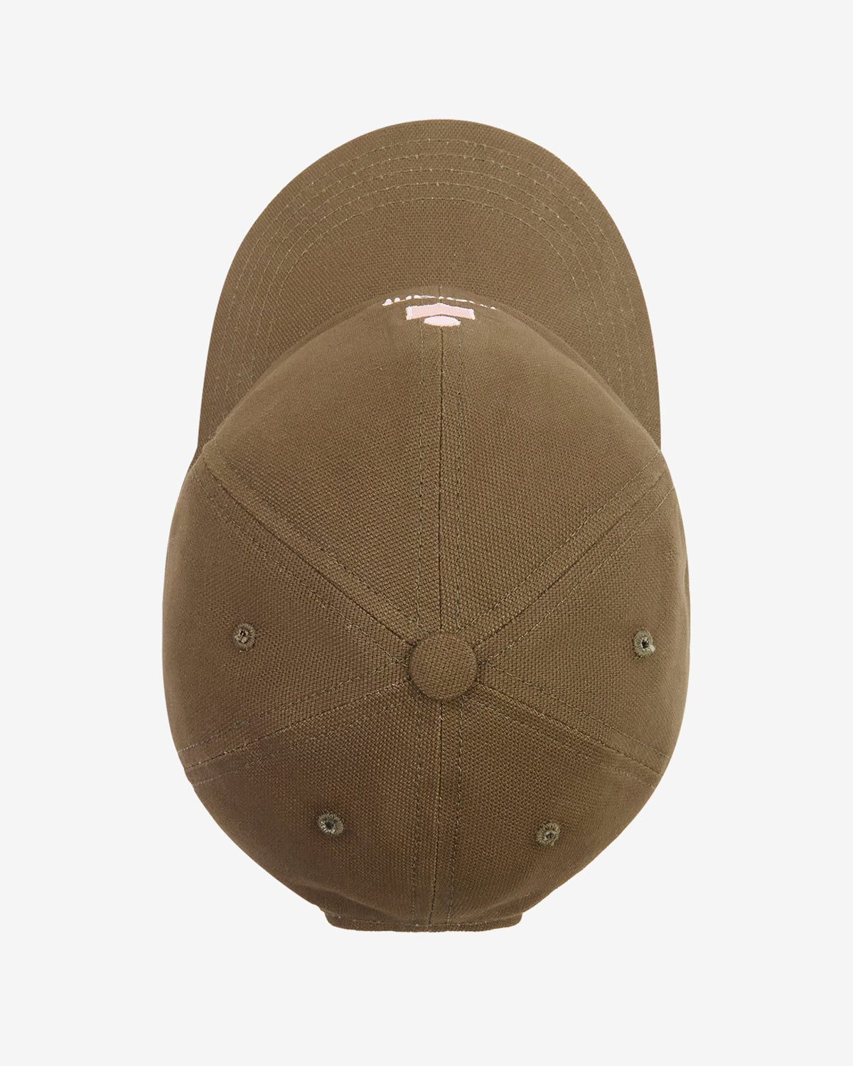 Isabel Marant Tomas casquette coton kaki-rose 57