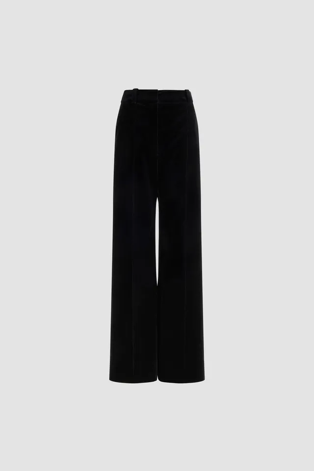 Patou TR0560170999B pantalon velours noir smoking