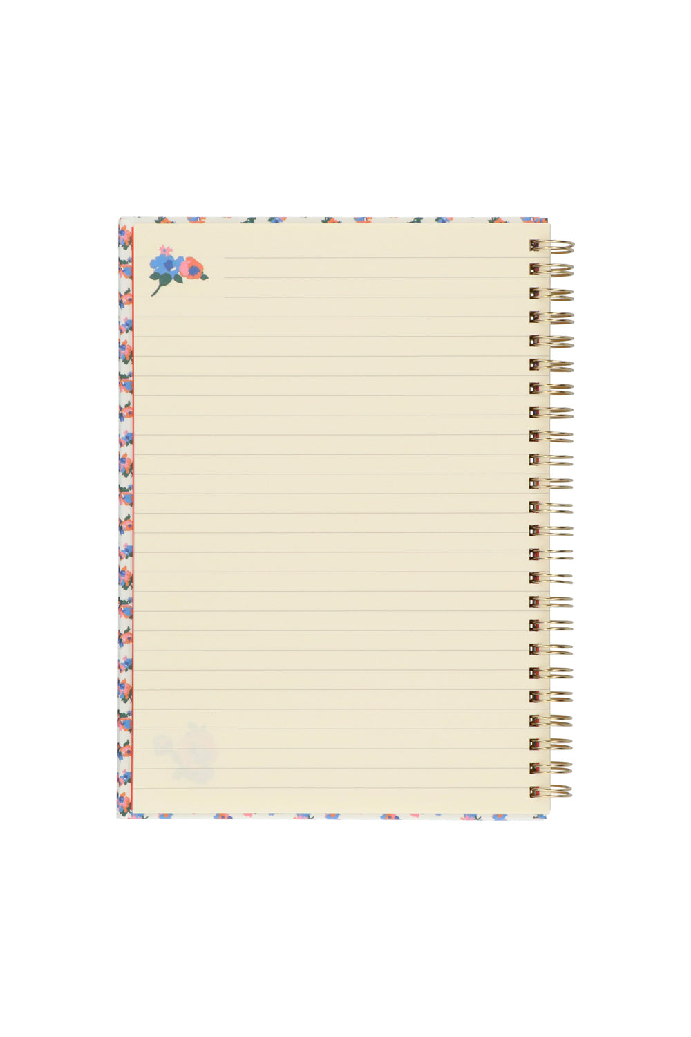 Paul & Joe Papeterie Carnet spirales ivoire pâquerettes A5 blanc