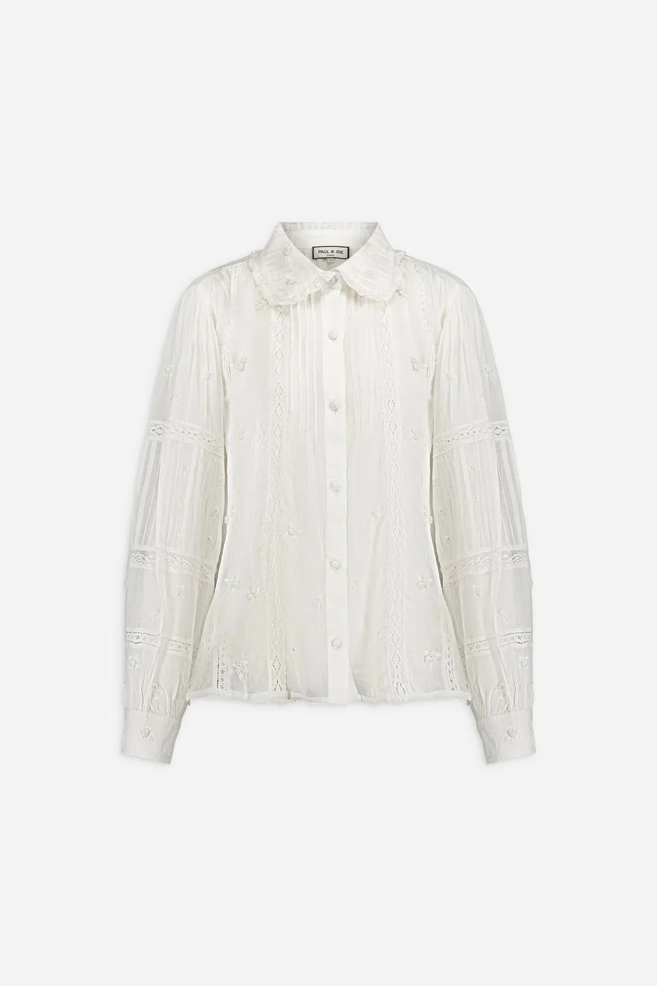 Paul & Joe Margareth chemise brodée main coton