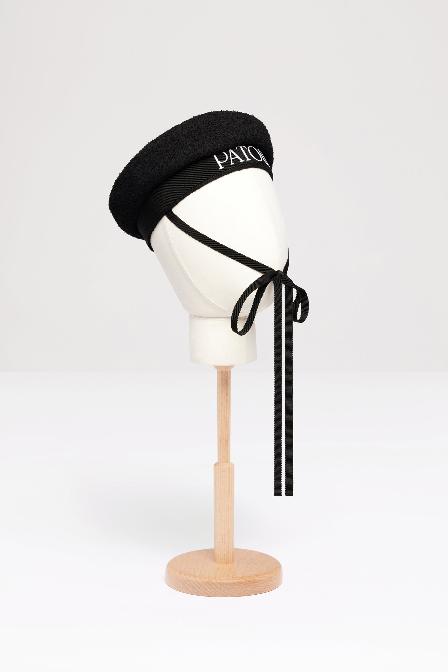 Patou Accessories P23AC0020134999B chapeau noir tweed