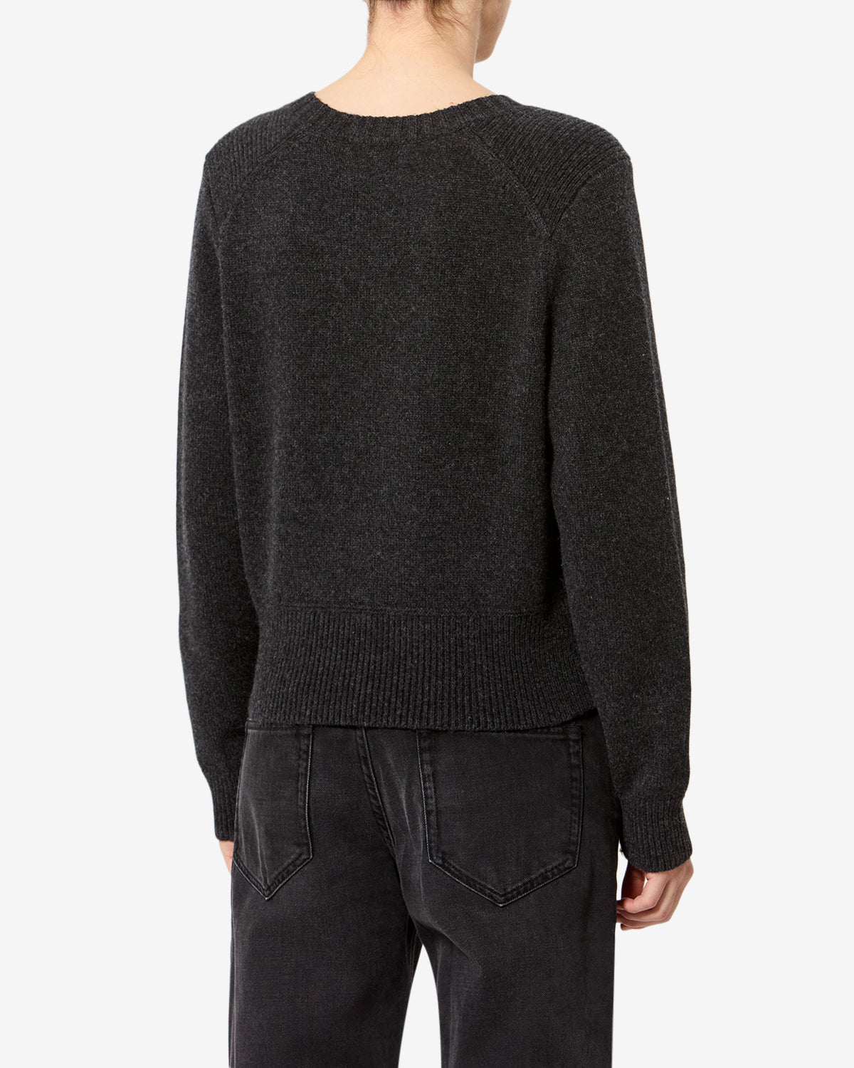 Isabel Marant Cornelia Pull Gris Foncé Laine Cachemire