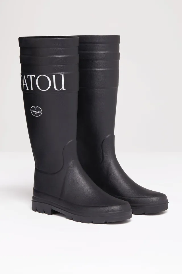 Patou Footwear bottes H22FO0090131999B noir caoutchouc