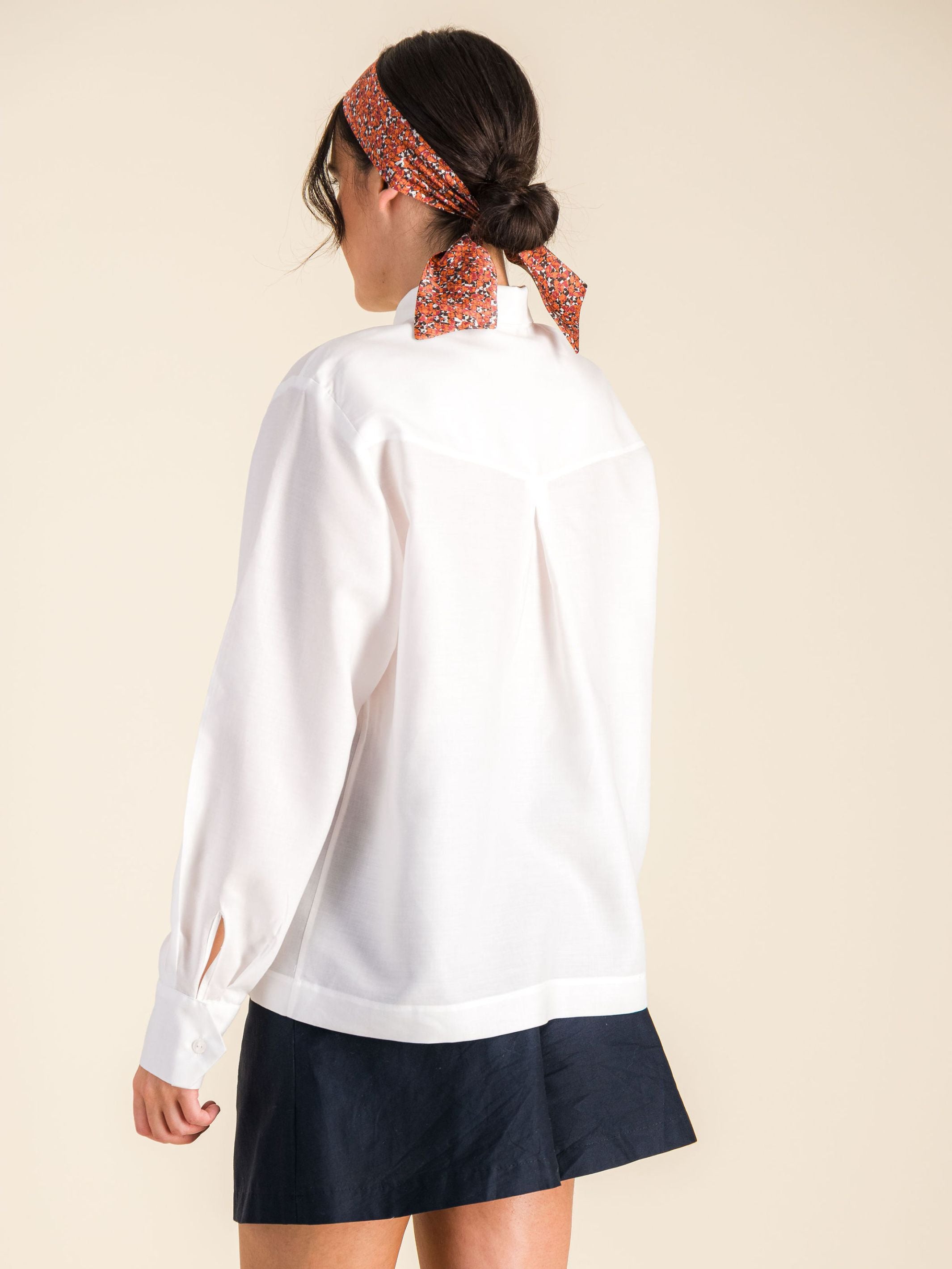 Anahide Saint André Azadeh chemise blanche oversize coton