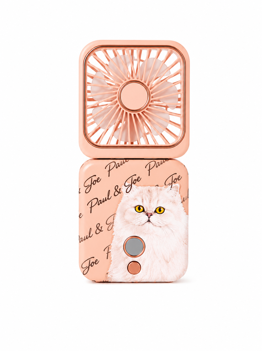 PAUL & JOE Accessoires beauté ventilateur portatif Rose miroir 5 vitesses