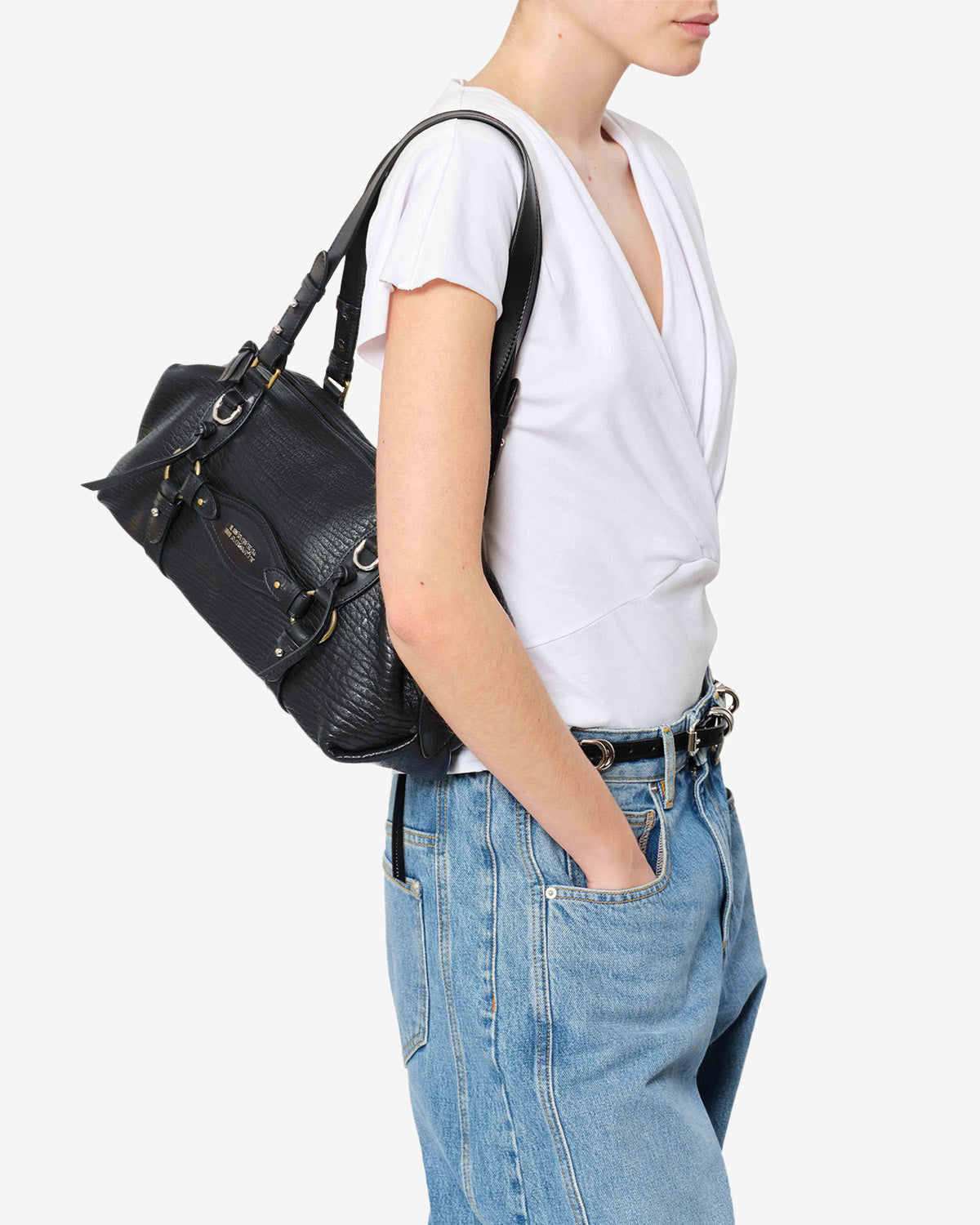 Isabel Marant Sacs Tilpa PP0509FA sac cuir noir