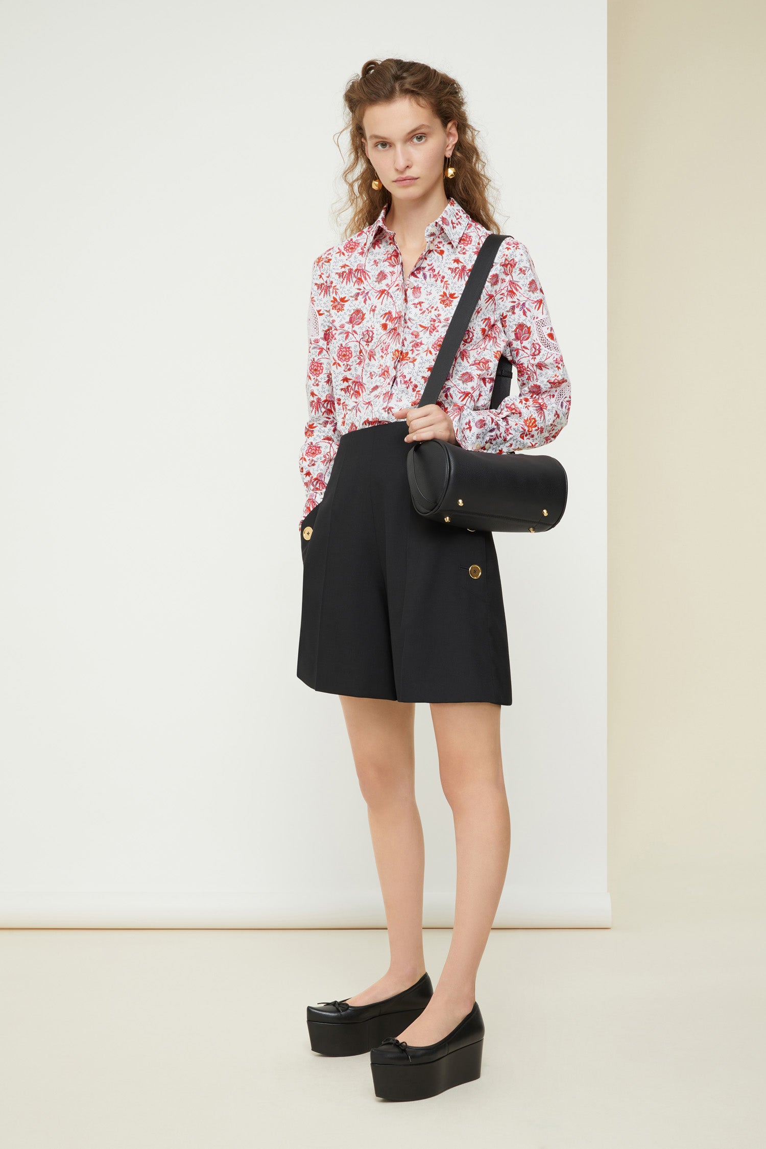 Patou AC008 sac barrel simili cuir noir TU bowling