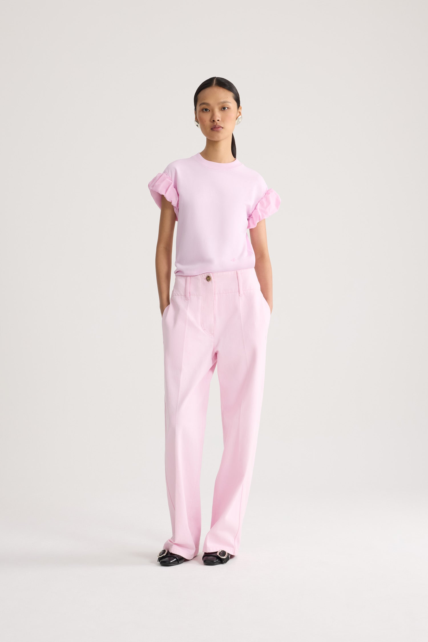 Patou JE225 t-shirt Candy Pink coton bio XS-XL