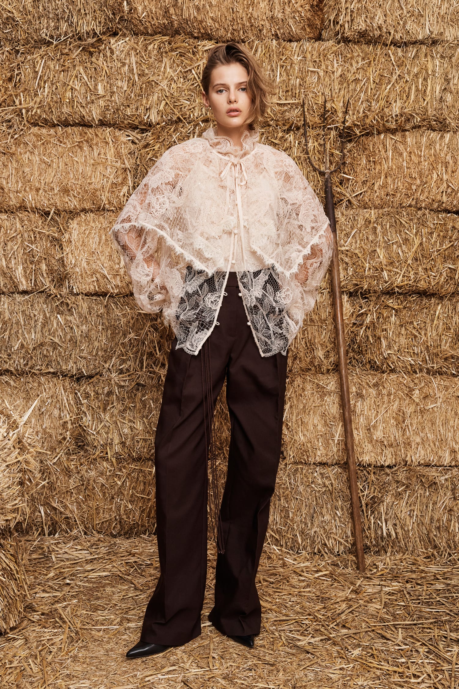 Alemais Winifred Lace Blouse chemisier dentelle taille 10