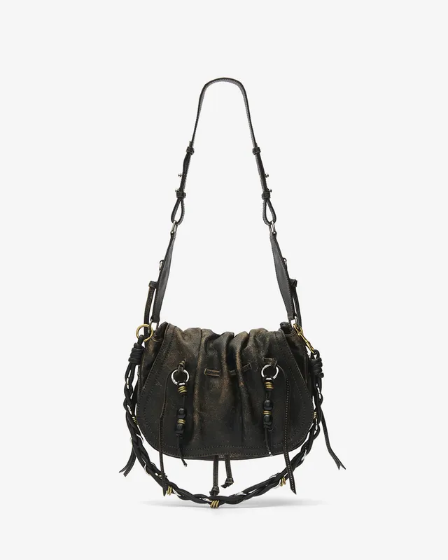 Isabel Marant Bolton sac cuir marron vintage 24x26 cm
