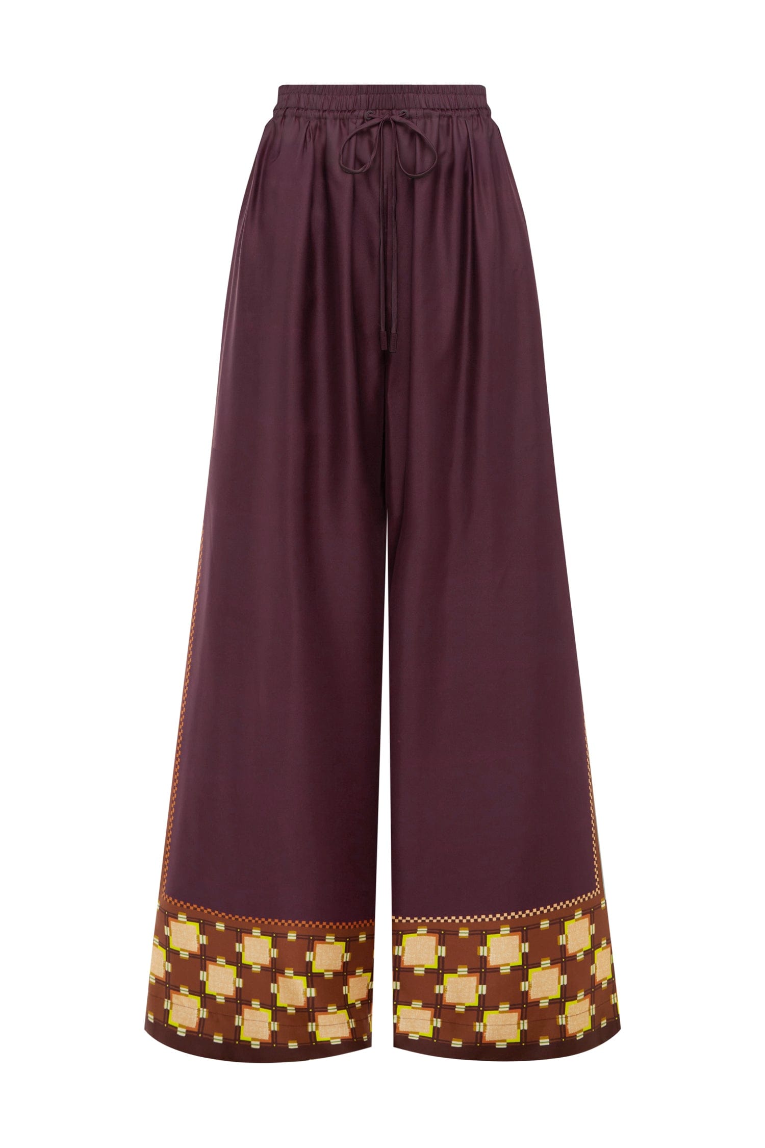 Alemaïs Wilson Silk pantalon large soie imprimé
