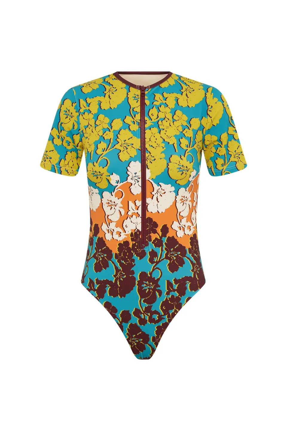 Alemaïs Splice Short Sleeve One Piece maillot manches courtes