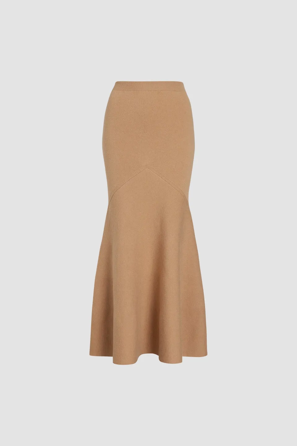 Patou Skirts H24KN215 jupe peplum biscuit laine