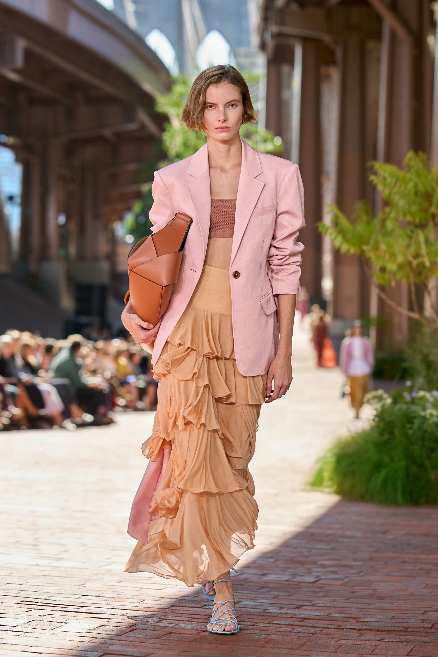 Ulla Johnson Sybil blazer drapé Peony viscose-laine