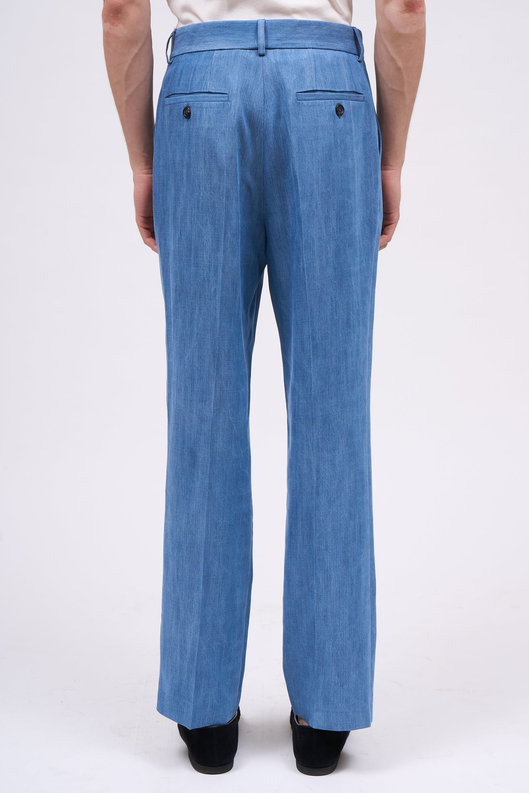 Paul & Joe Tailoring Groovy pantalon à pinces light jeans tencel