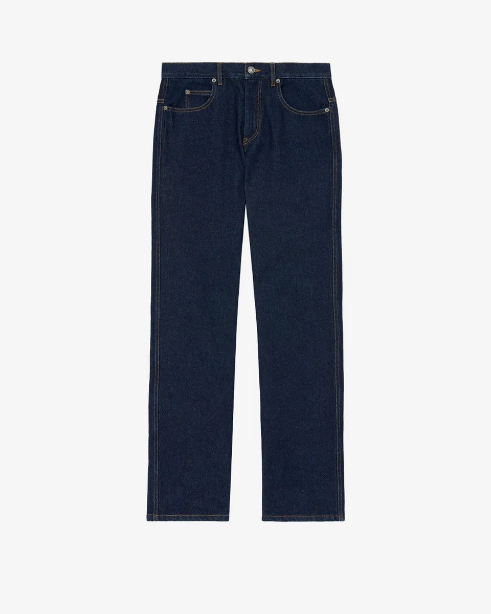 Isabel Marant Lewys jean droit foncé nuit
