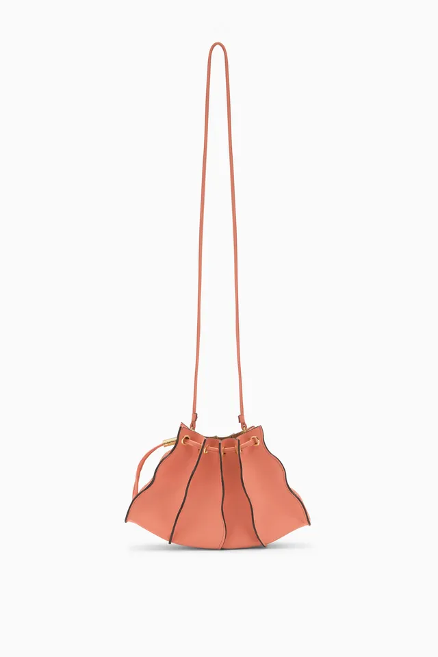 Ulla Johnson Adria sac bandoulière cuir rose